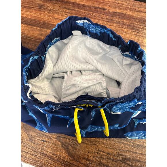 GAP KIDS Boy’s Blue Shark Camouflage Swim Board Shorts / Size: L 10 - Picture 4 of 9